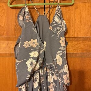 Pretty short cold shoulder Romper